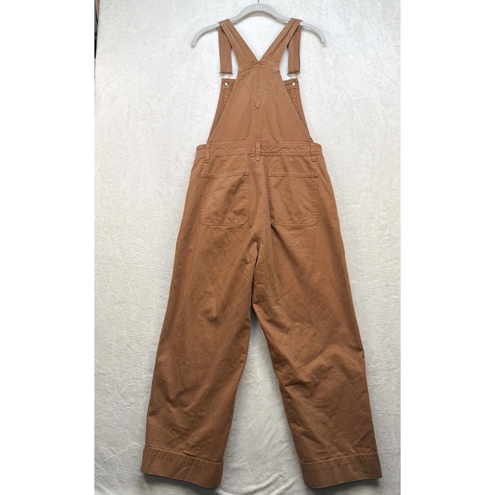 Abercrombie & Fitch Overalls Womens Medium Brown Carpenter Workwear Utility - Picture 11 of 15
